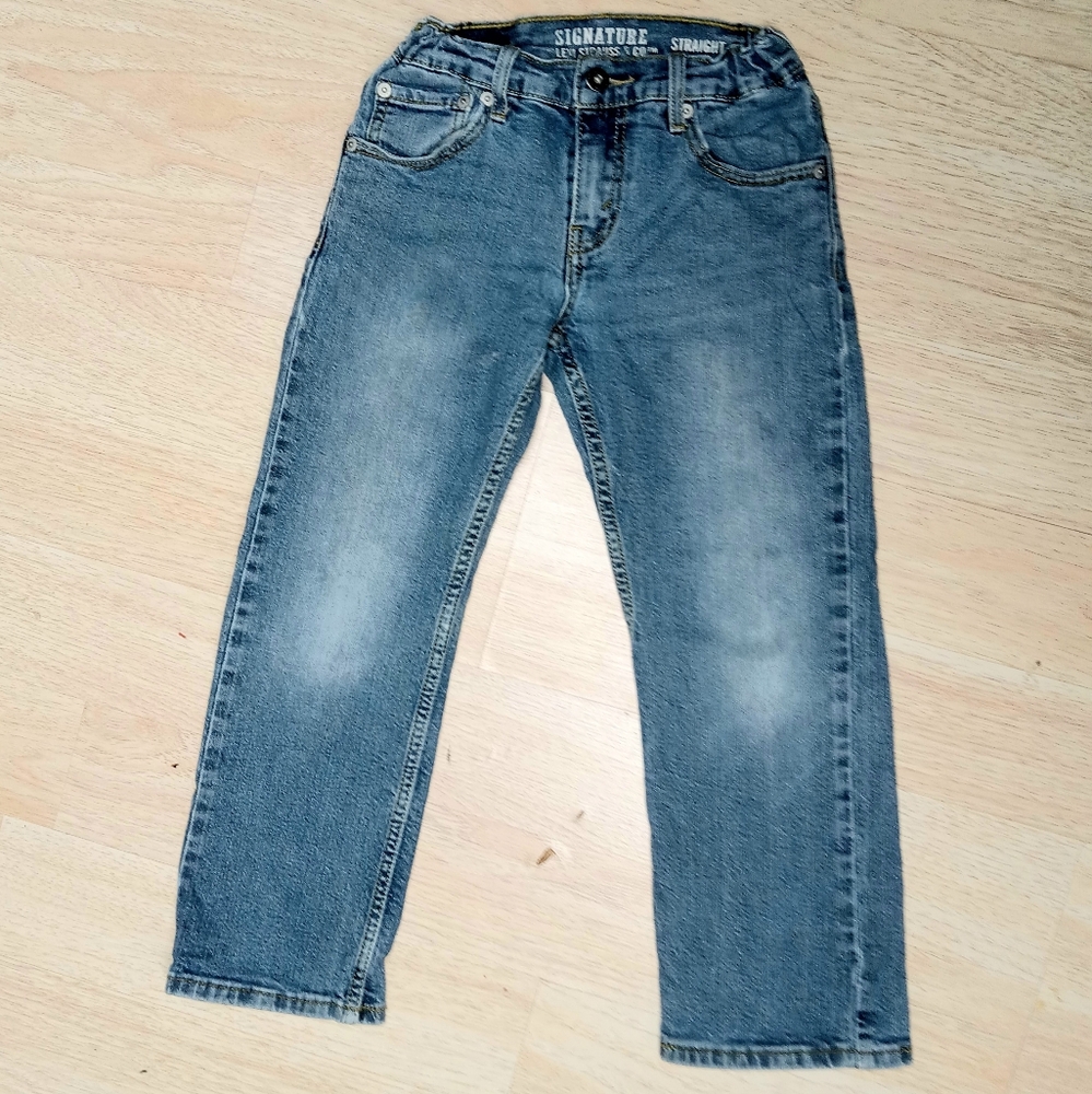 LEVI’S boys signiture 8 Regular Fit Blue Jeans